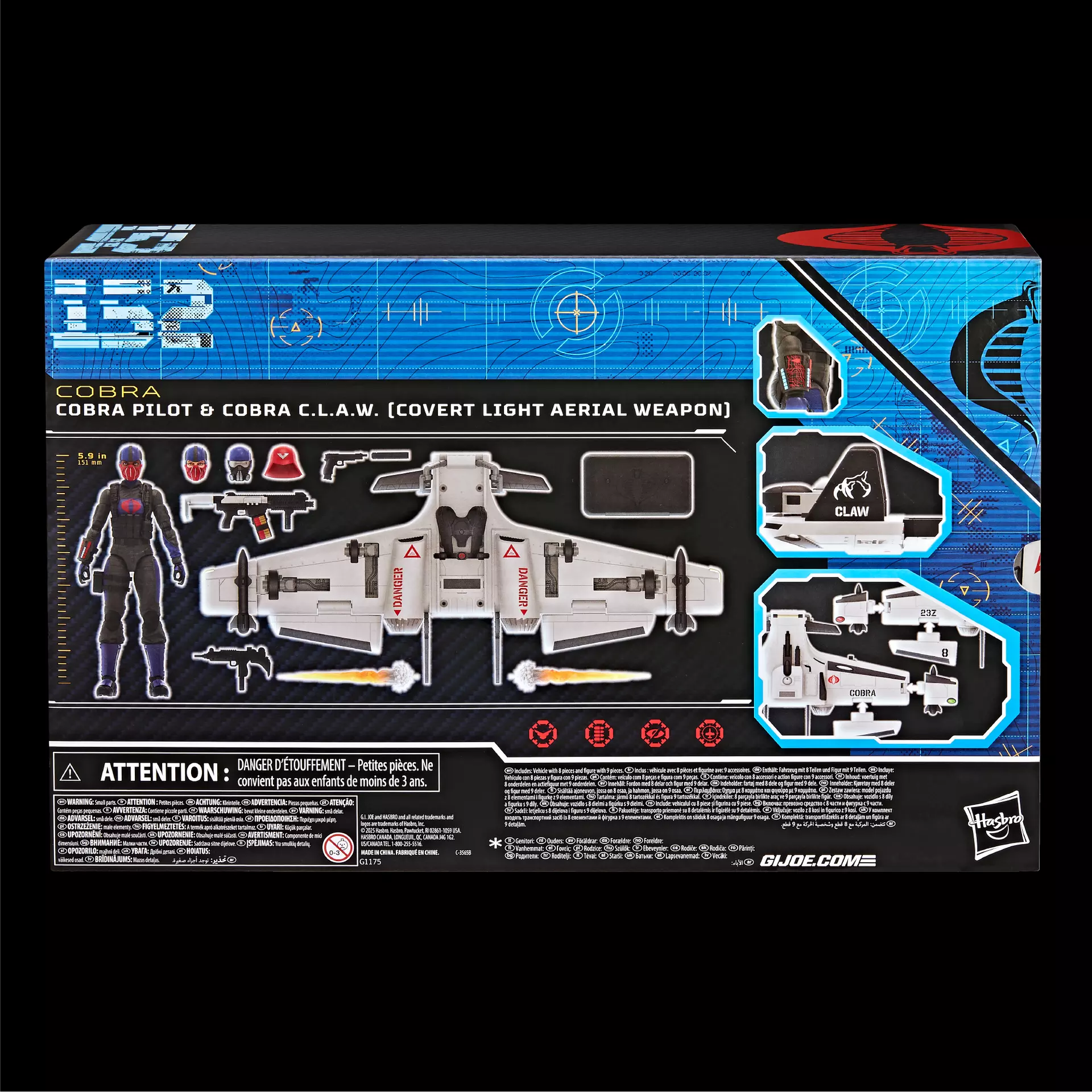 GI Joe Classified Series Cobra Pilot and Cobra C.L.A.W.