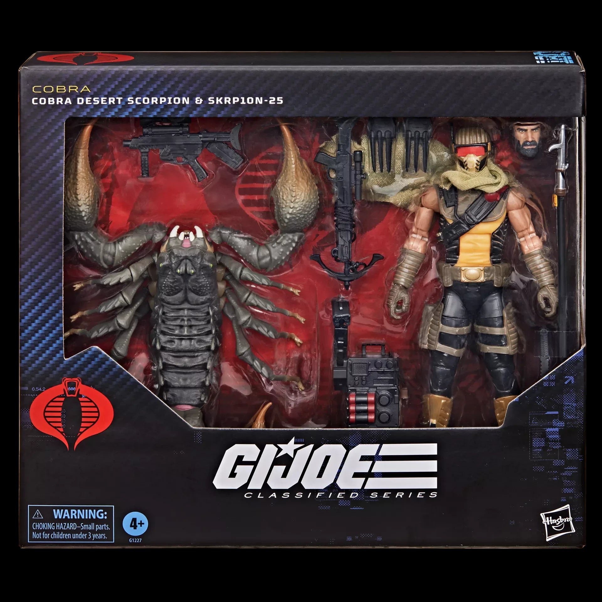 GI Joe Classified Series Cobra Desert Scorpion & SKRP10N-25