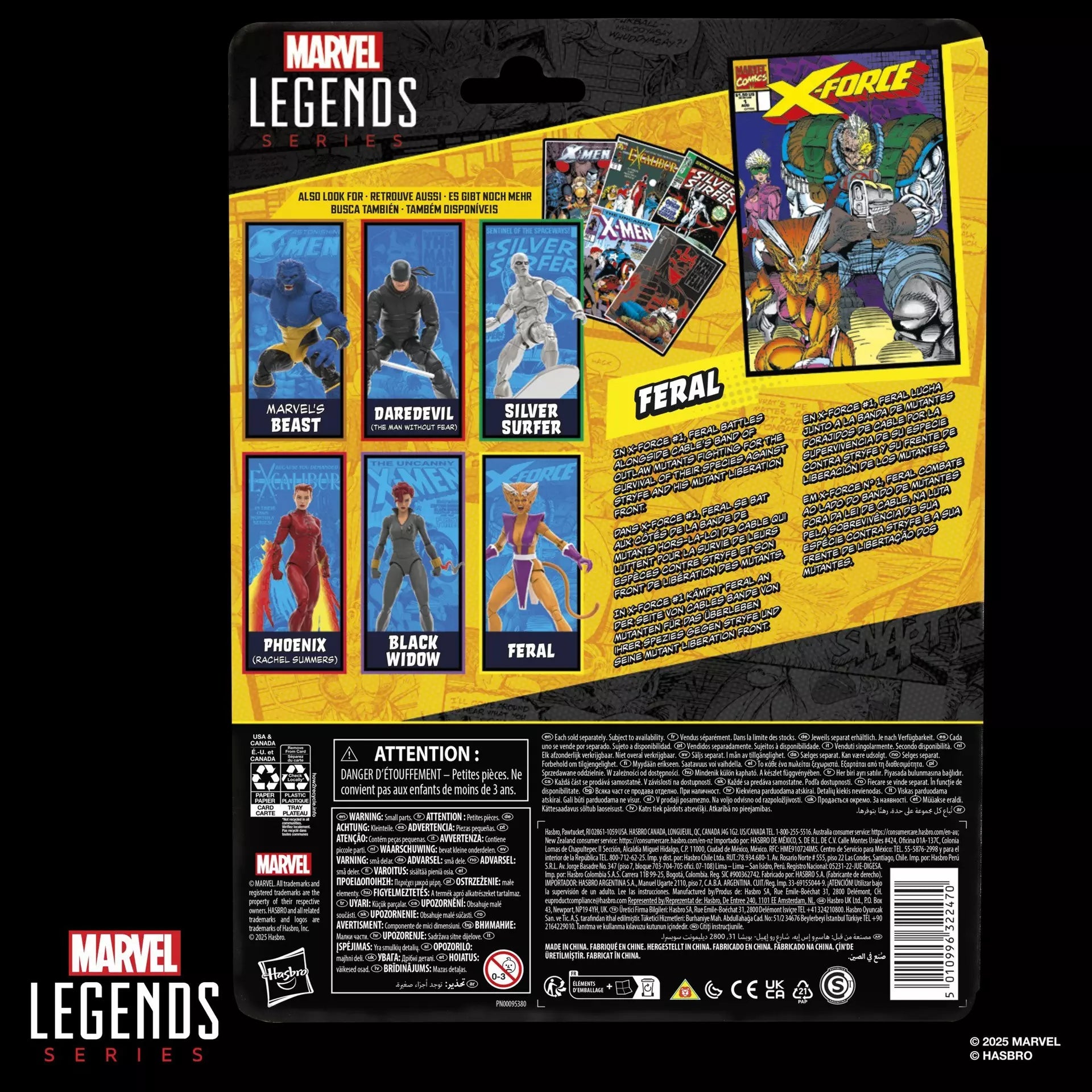 Marvel Legends Feral (Mini Comic Collection)
