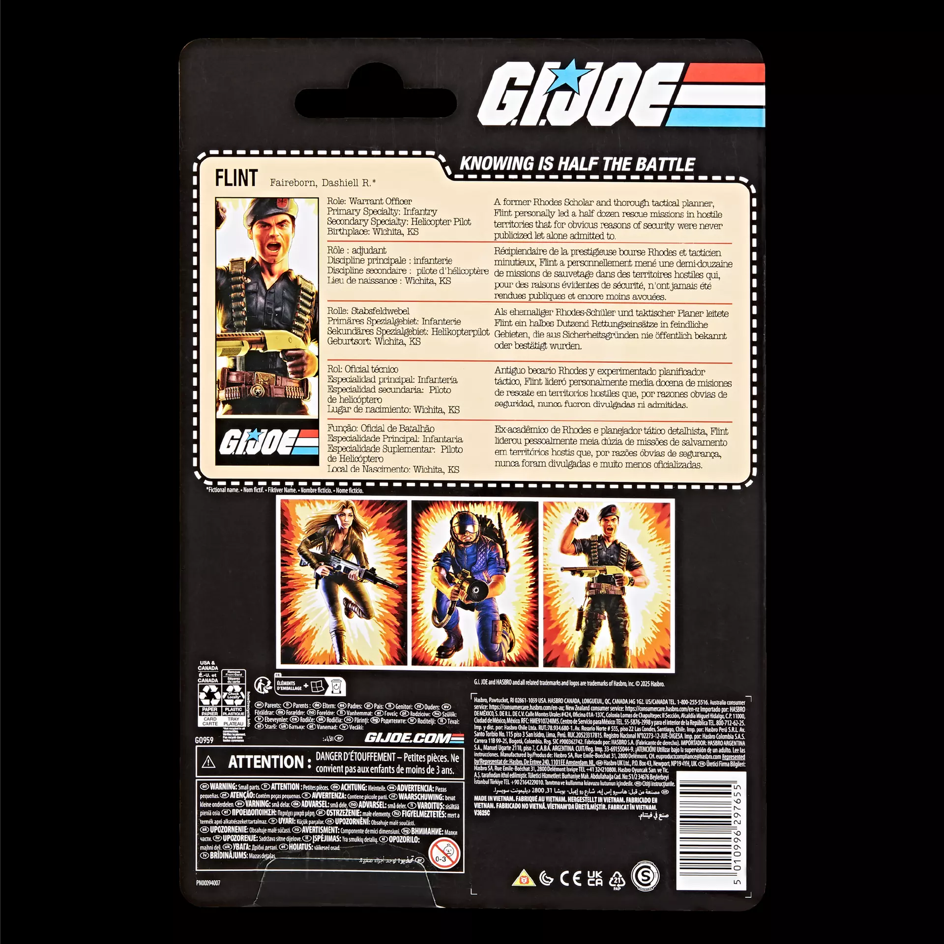 GI Joe Classified Series Flint (Retro Card)