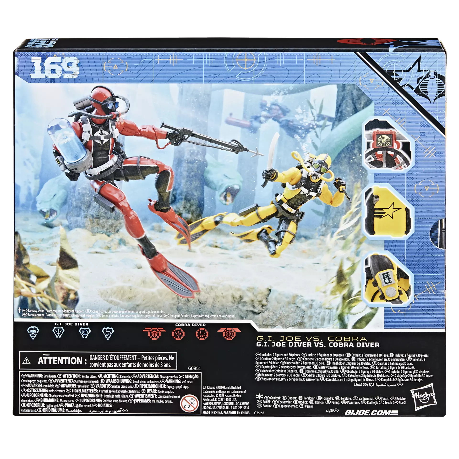 GI Joe Classified Series GI Joe Diver vs. Cobra Diver