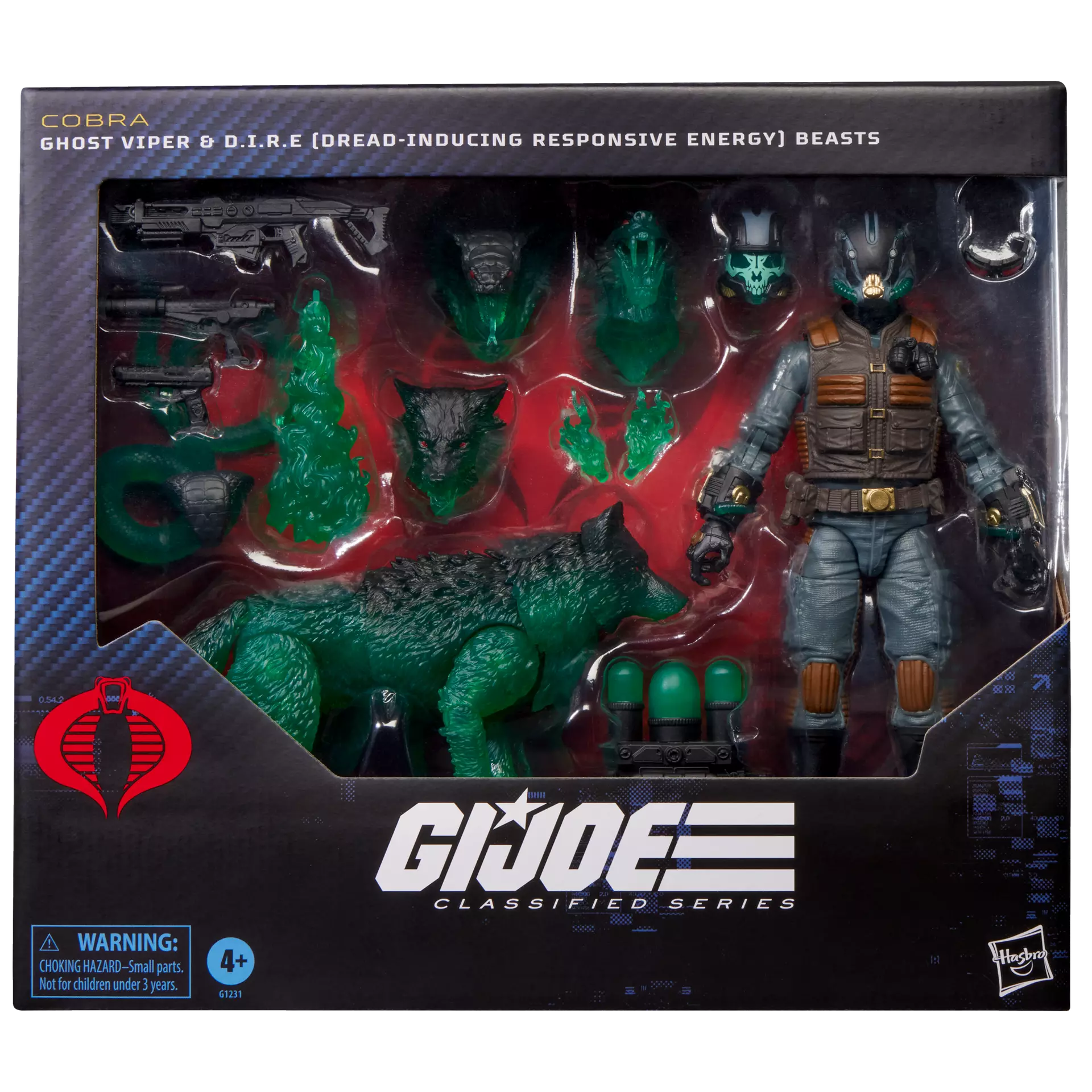 GI Joe Classified Series Ghost Viper and D.I.R.E. Beasts