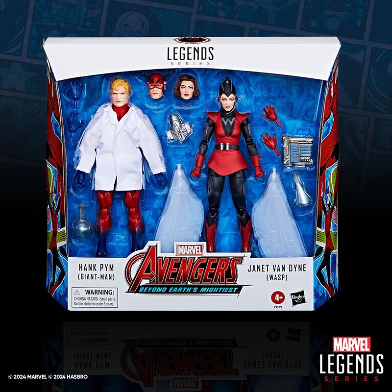 Marvel Legends Hank Pym (Giant-Man) & Janet Van Dyne (Wasp)