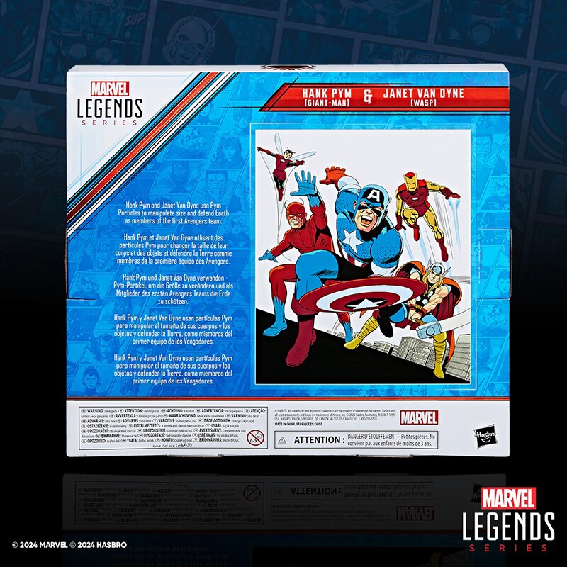 Marvel Legends Hank Pym (Giant-Man) & Janet Van Dyne (Wasp)