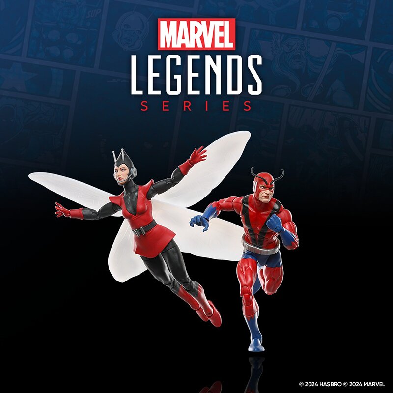 Marvel Legends Hank Pym (Giant-Man) & Janet Van Dyne (Wasp)