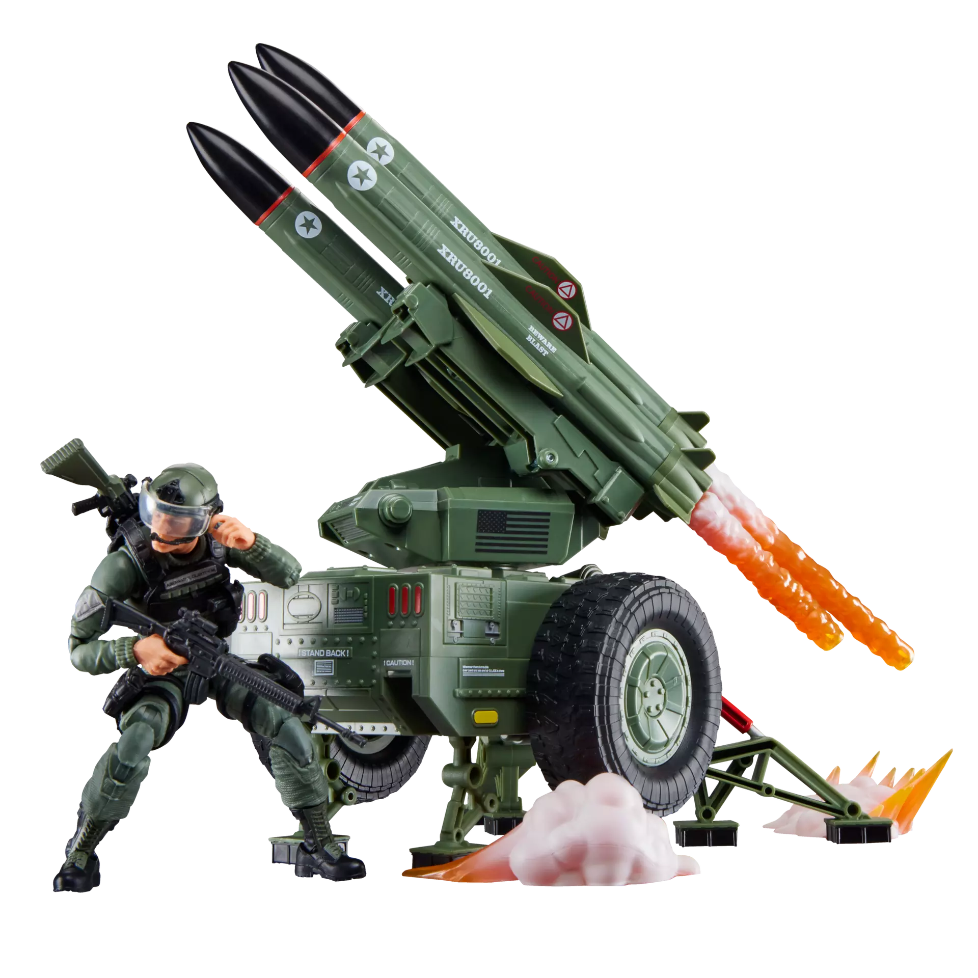 GI Joe Classified Series Clayton “Hawk” Abernathy with M.M.S. (Mobile Missile System)