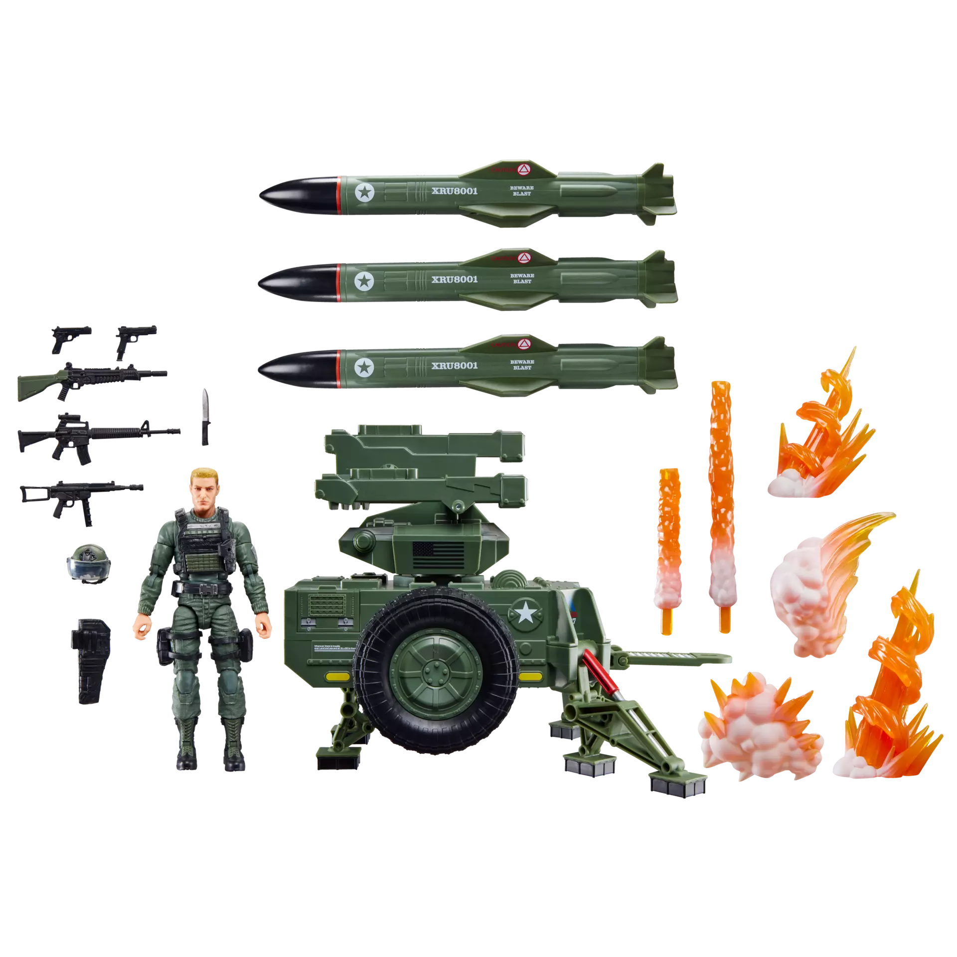 GI Joe Classified Series Clayton “Hawk” Abernathy with M.M.S. (Mobile Missile System)