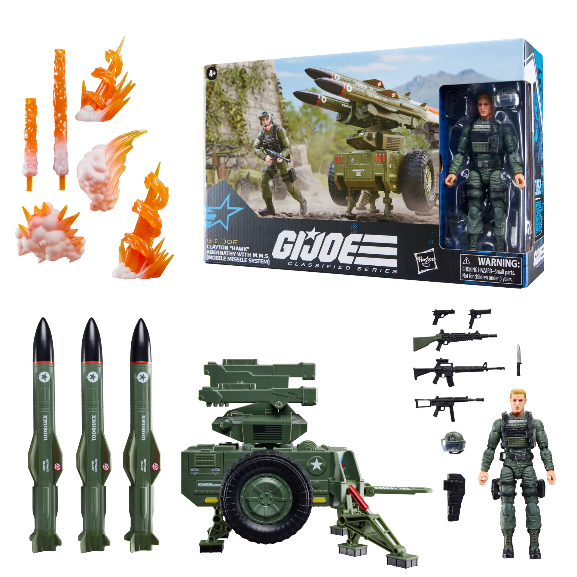 GI Joe Classified Series Clayton “Hawk” Abernathy with M.M.S. (Mobile Missile System)