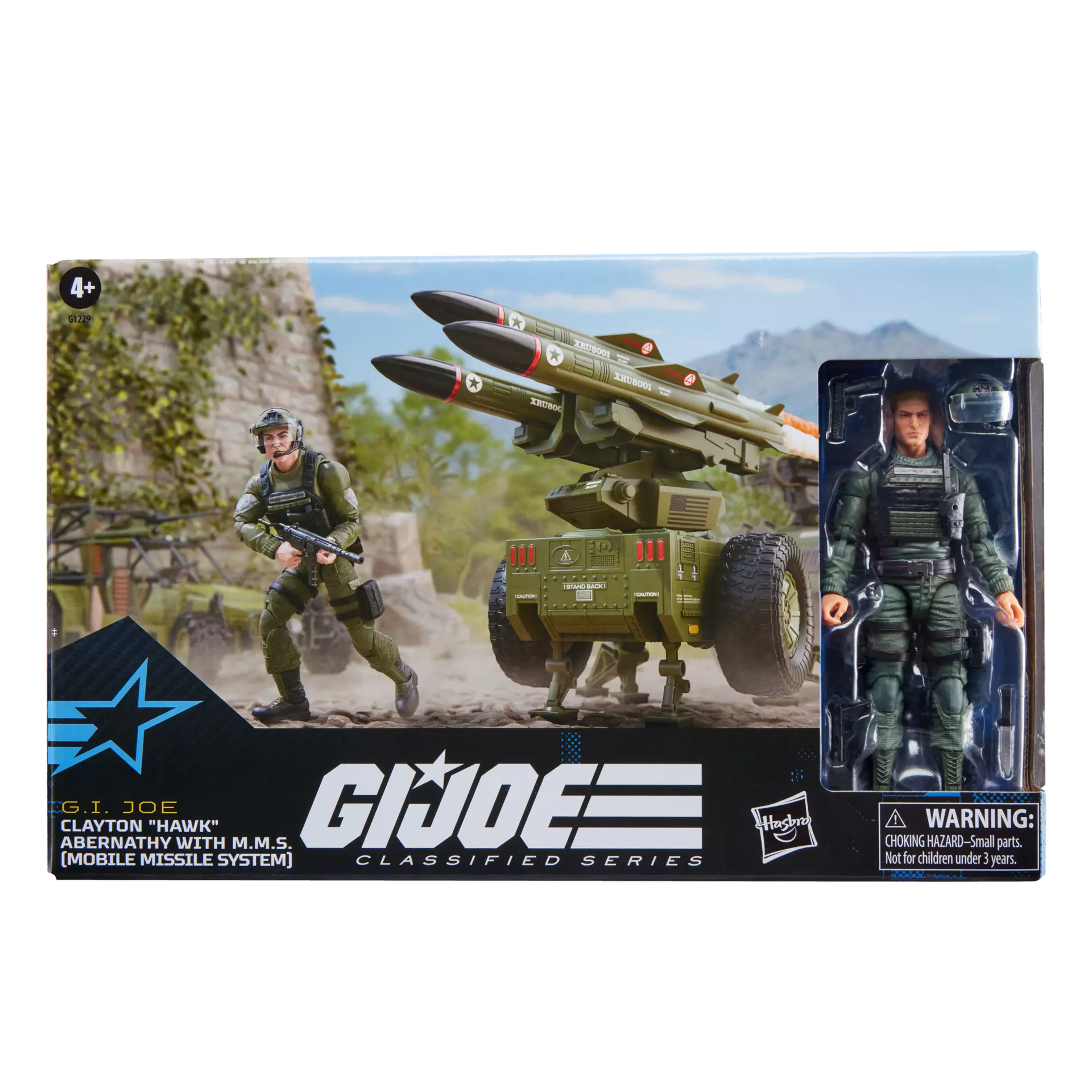 GI Joe Classified Series Clayton “Hawk” Abernathy with M.M.S. (Mobile Missile System)