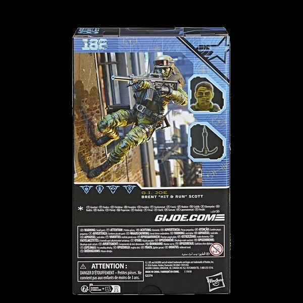 GI Joe Classified Series Brent “Hit & Run” Scott