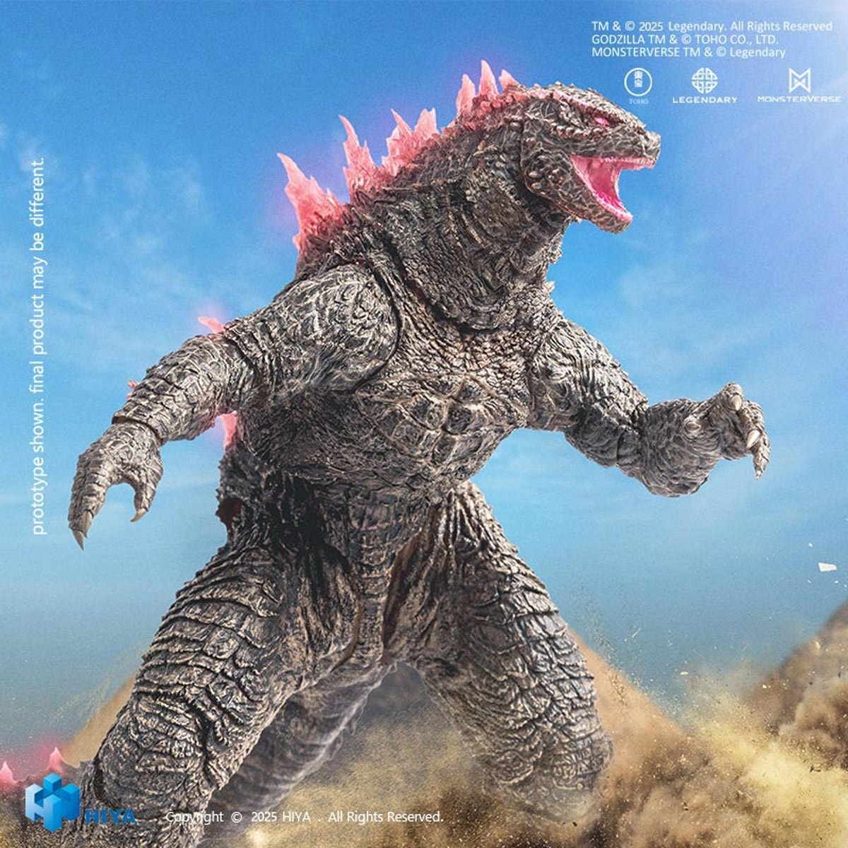 Hiya Toys Godzilla x Kong (2024): Heat Ray Godzilla Evolved (Exquisite Basic Series)
