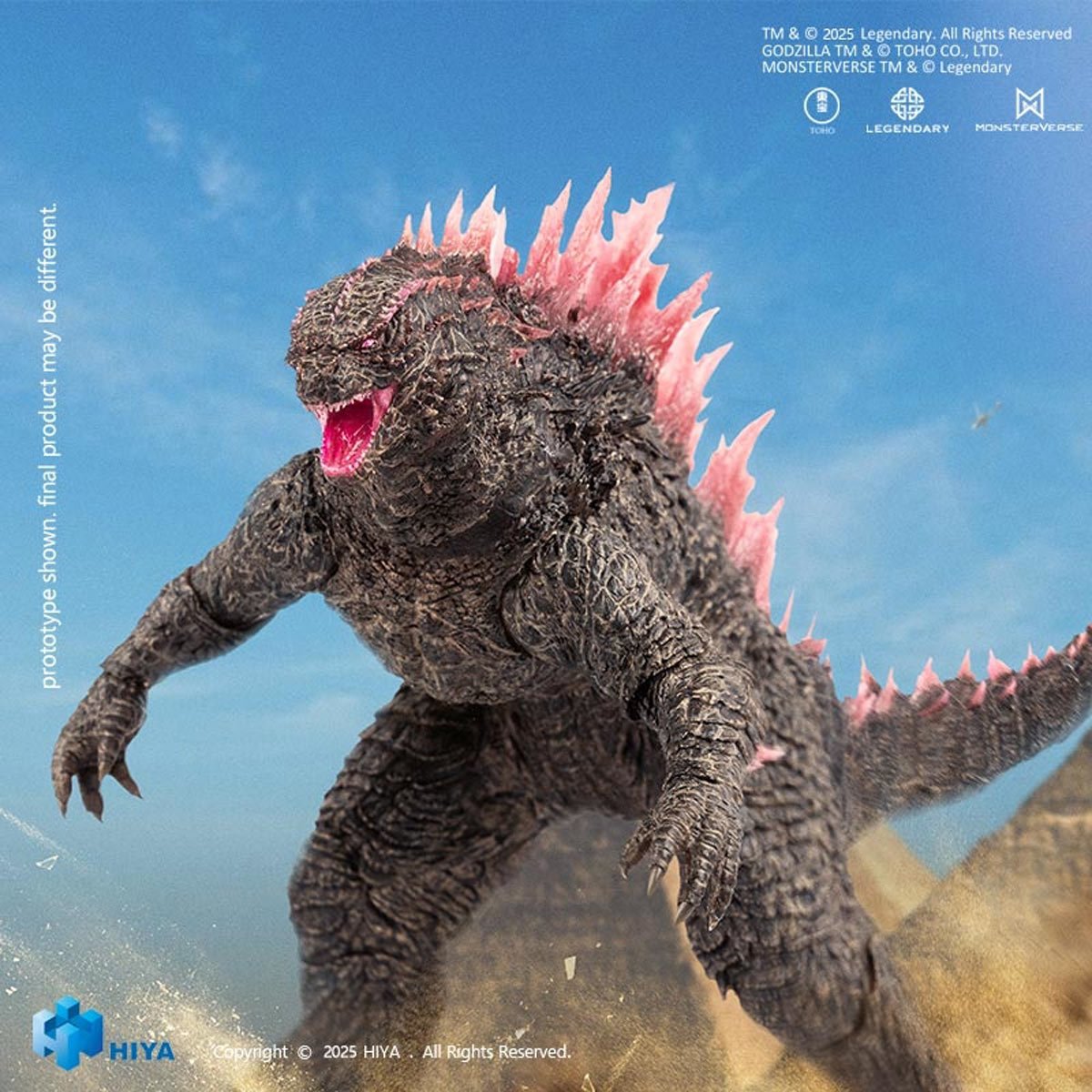 Hiya Toys Godzilla x Kong (2024): Heat Ray Godzilla Evolved (Exquisite Basic Series)