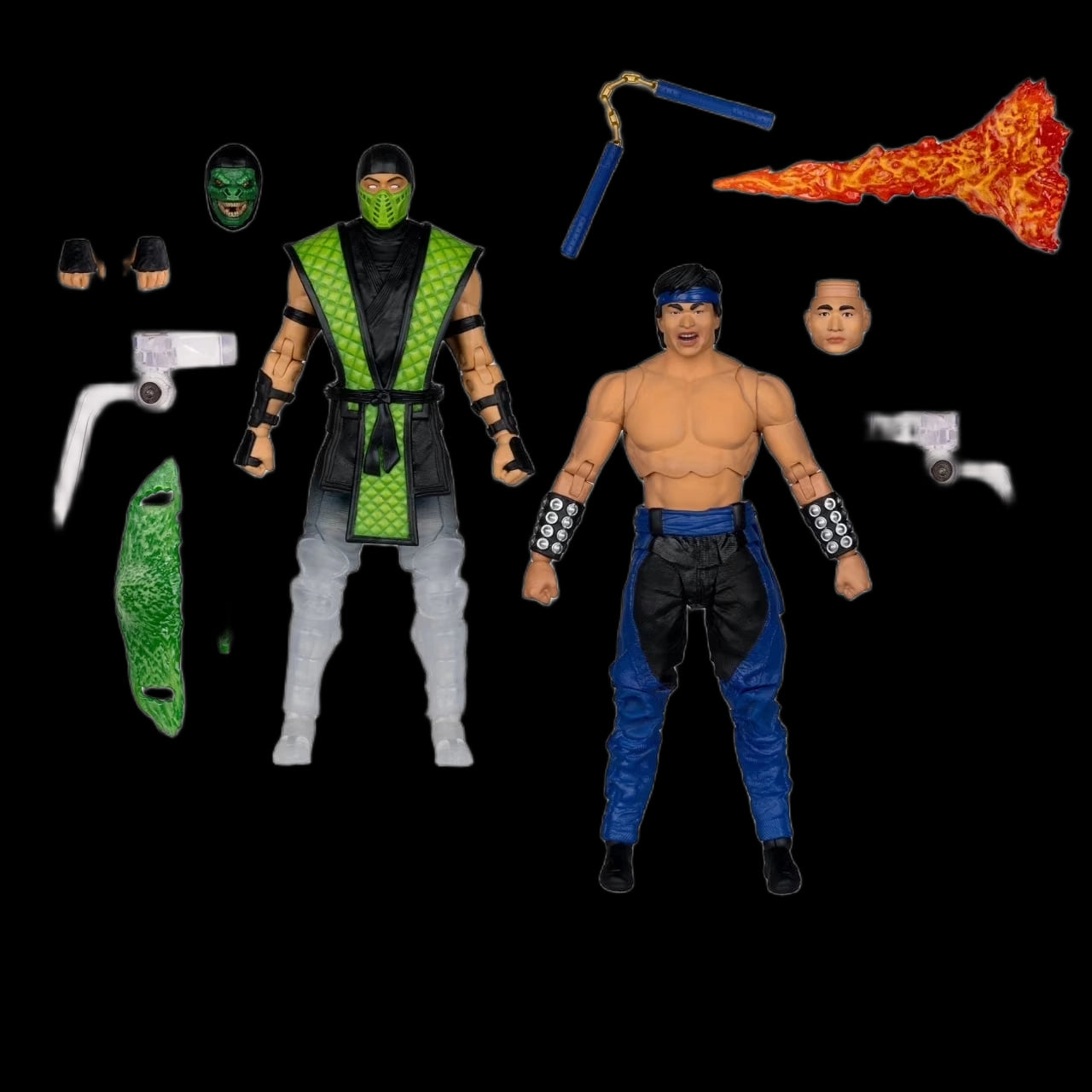 Mortal Kombat Klassic Liu Kang vs Reptile (2-Pack)