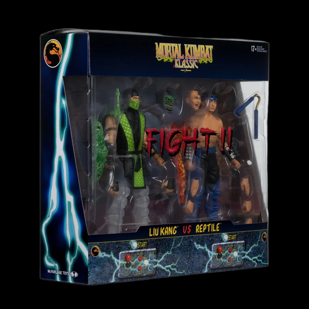 Mortal Kombat Klassic Liu Kang vs Reptile (2-Pack)