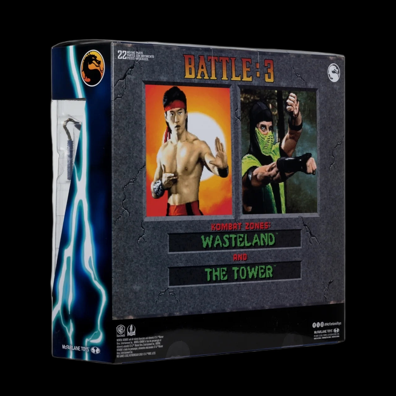 Mortal Kombat Klassic Liu Kang vs Reptile (2-Pack)