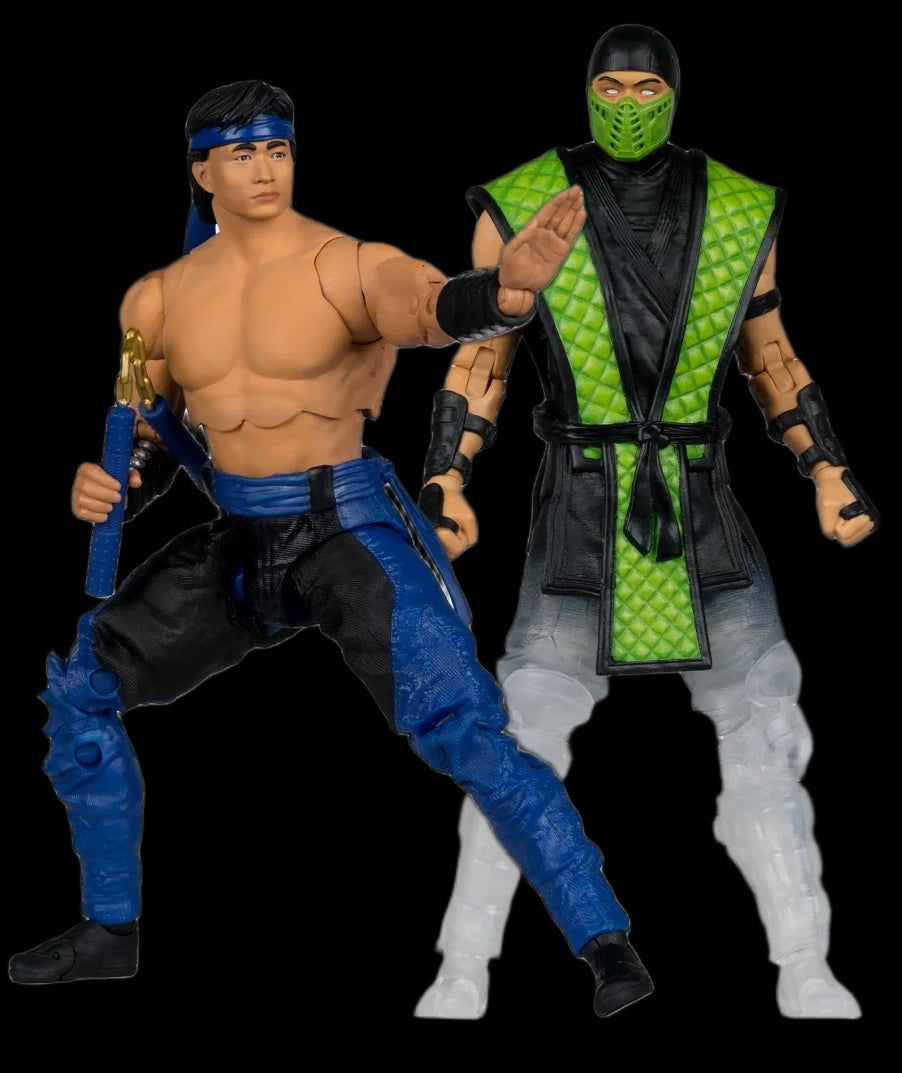 Mortal Kombat Klassic Liu Kang vs Reptile (2-Pack)