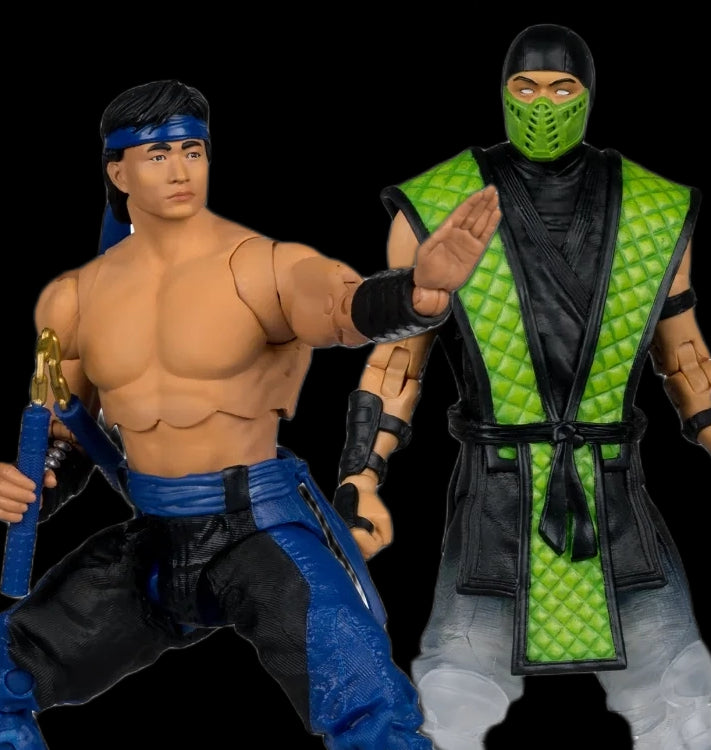 Mortal Kombat Klassic Liu Kang vs Reptile (2-Pack)