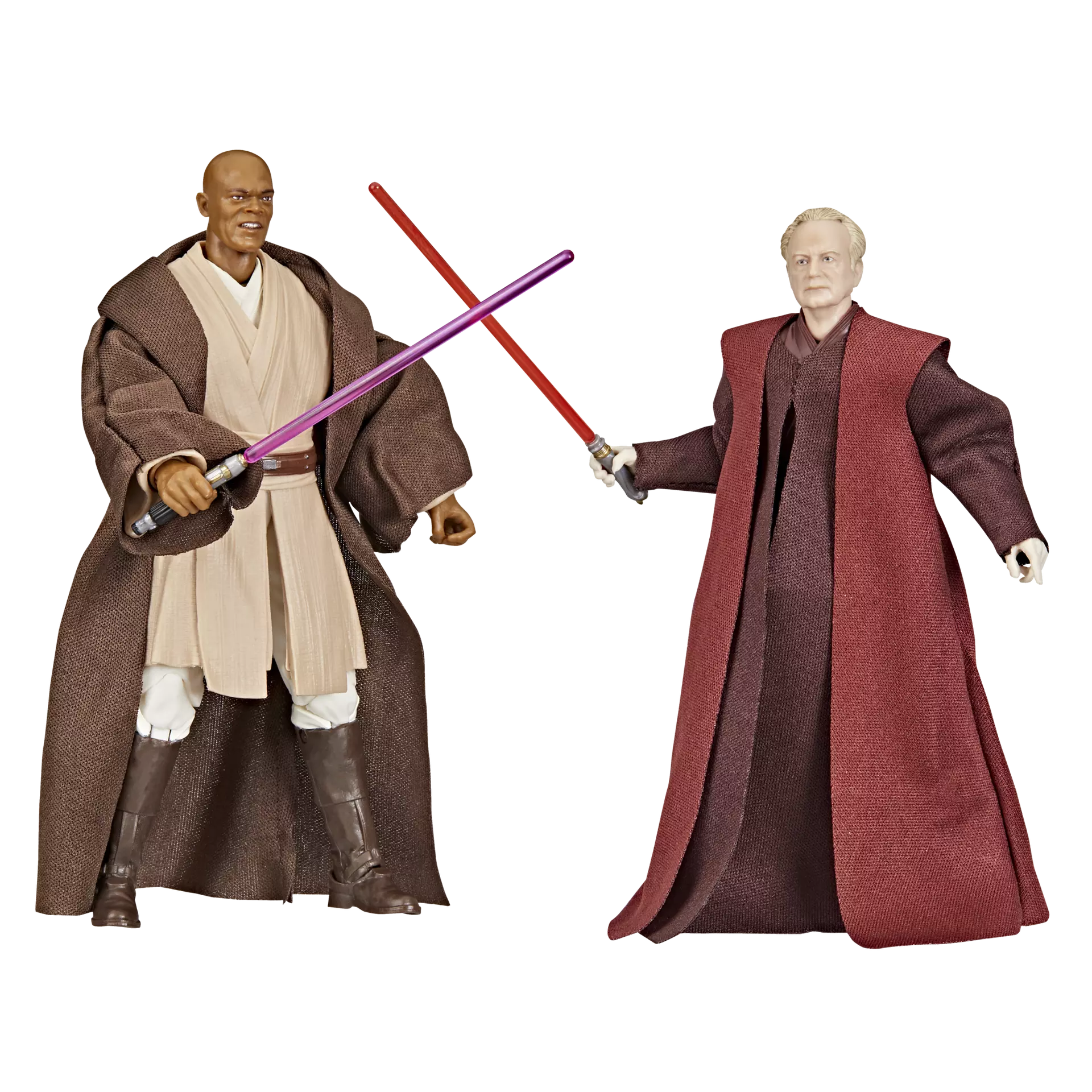 Star Wars The Black Series Mace Windu and Darth Sidious