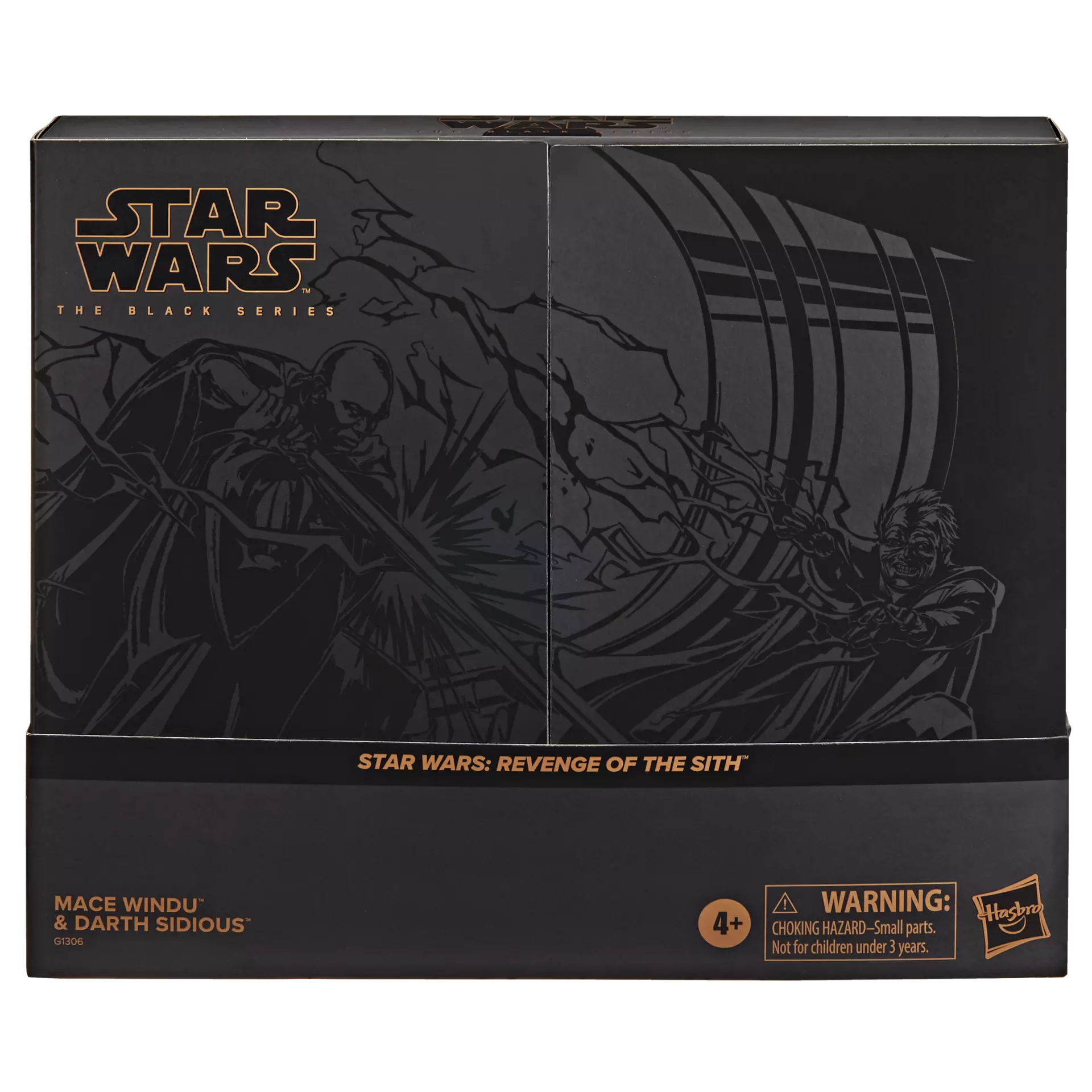 Star Wars The Black Series Mace Windu and Darth Sidious