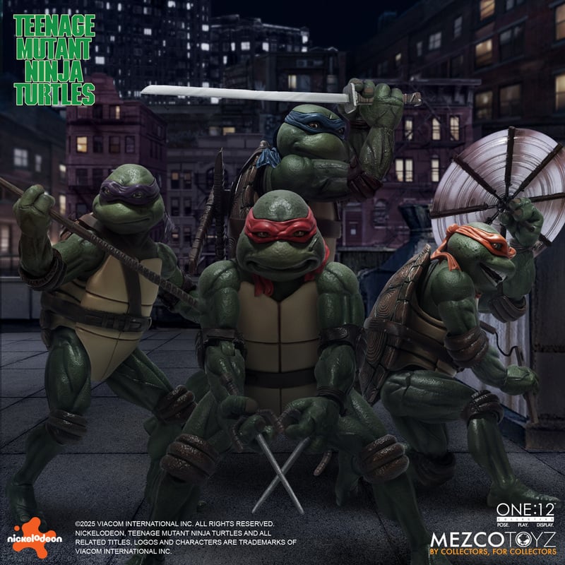 Mezco Toyz One:12 Collective Teenage Mutant Ninja Turtles (1990)