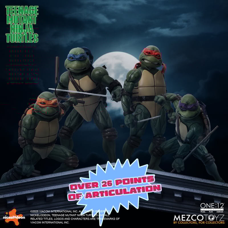 Mezco Toyz One:12 Collective Teenage Mutant Ninja Turtles (1990)