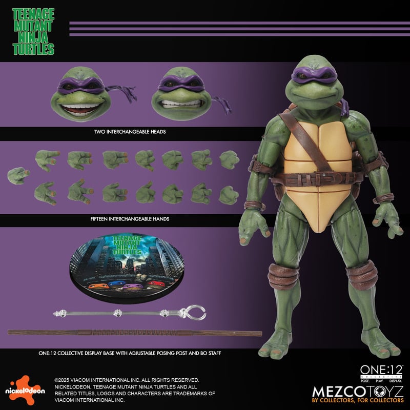 Mezco Toyz One:12 Collective Teenage Mutant Ninja Turtles (1990)