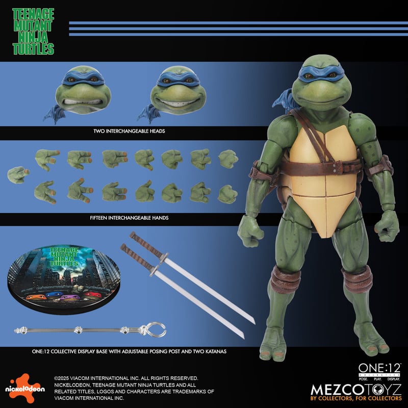 Mezco Toyz One:12 Collective Teenage Mutant Ninja Turtles (1990)