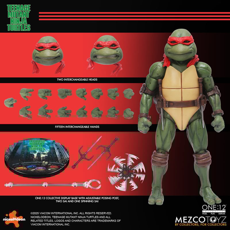 Mezco Toyz One:12 Collective Teenage Mutant Ninja Turtles (1990)