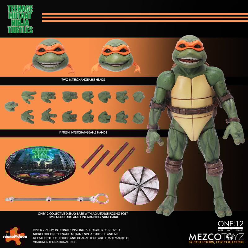 Mezco Toyz One:12 Collective Teenage Mutant Ninja Turtles (1990)