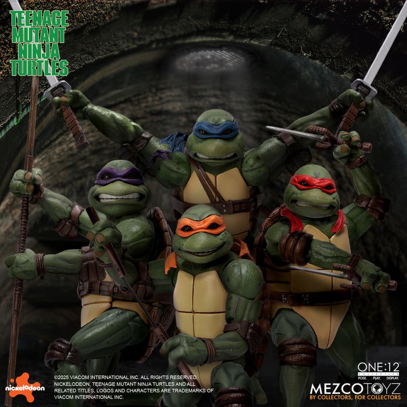 Mezco Toyz One:12 Collective Teenage Mutant Ninja Turtles (1990)
