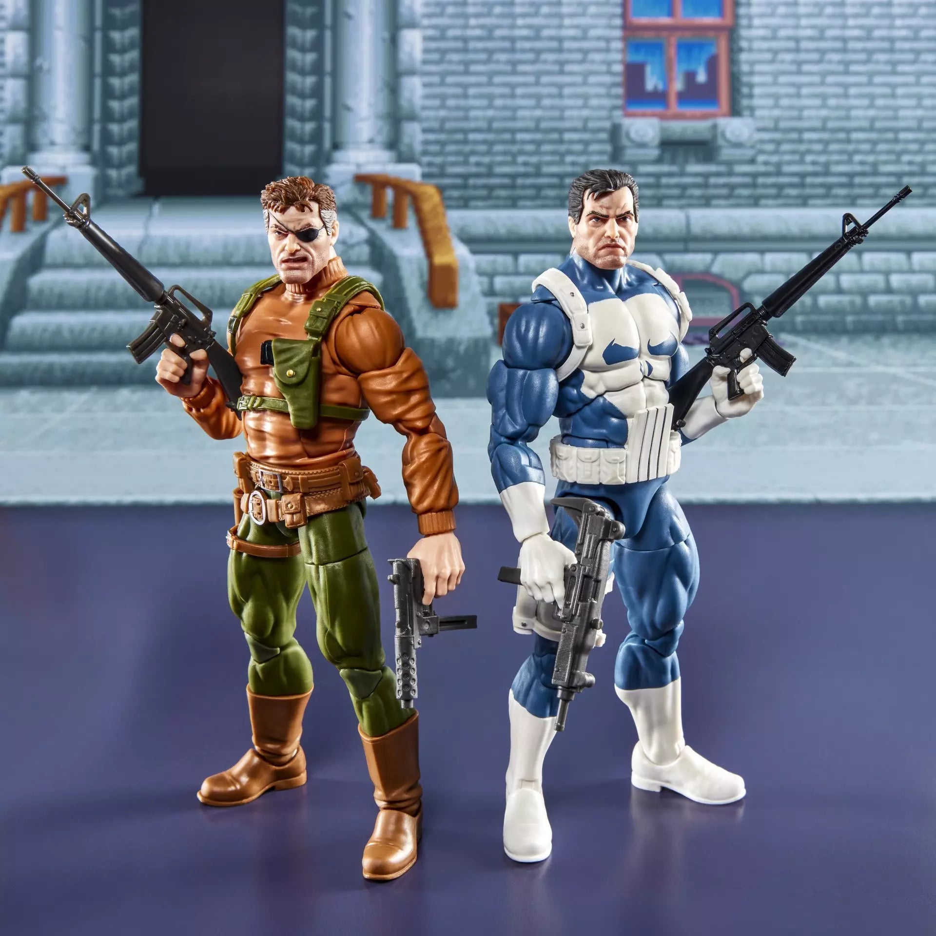 Marvel Legends Punisher and Nick Fury (Gamerverse)