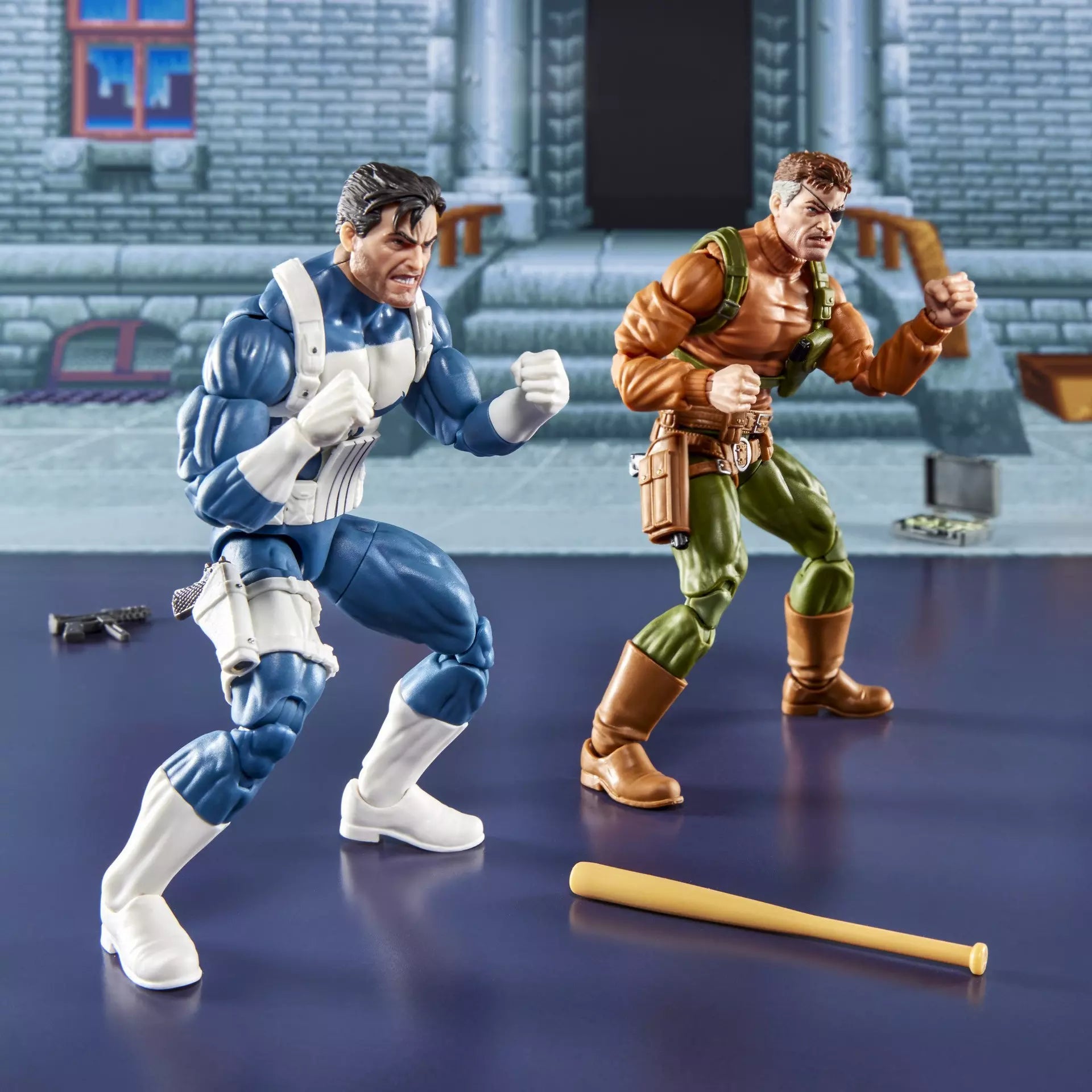 Marvel Legends Punisher and Nick Fury (Gamerverse)