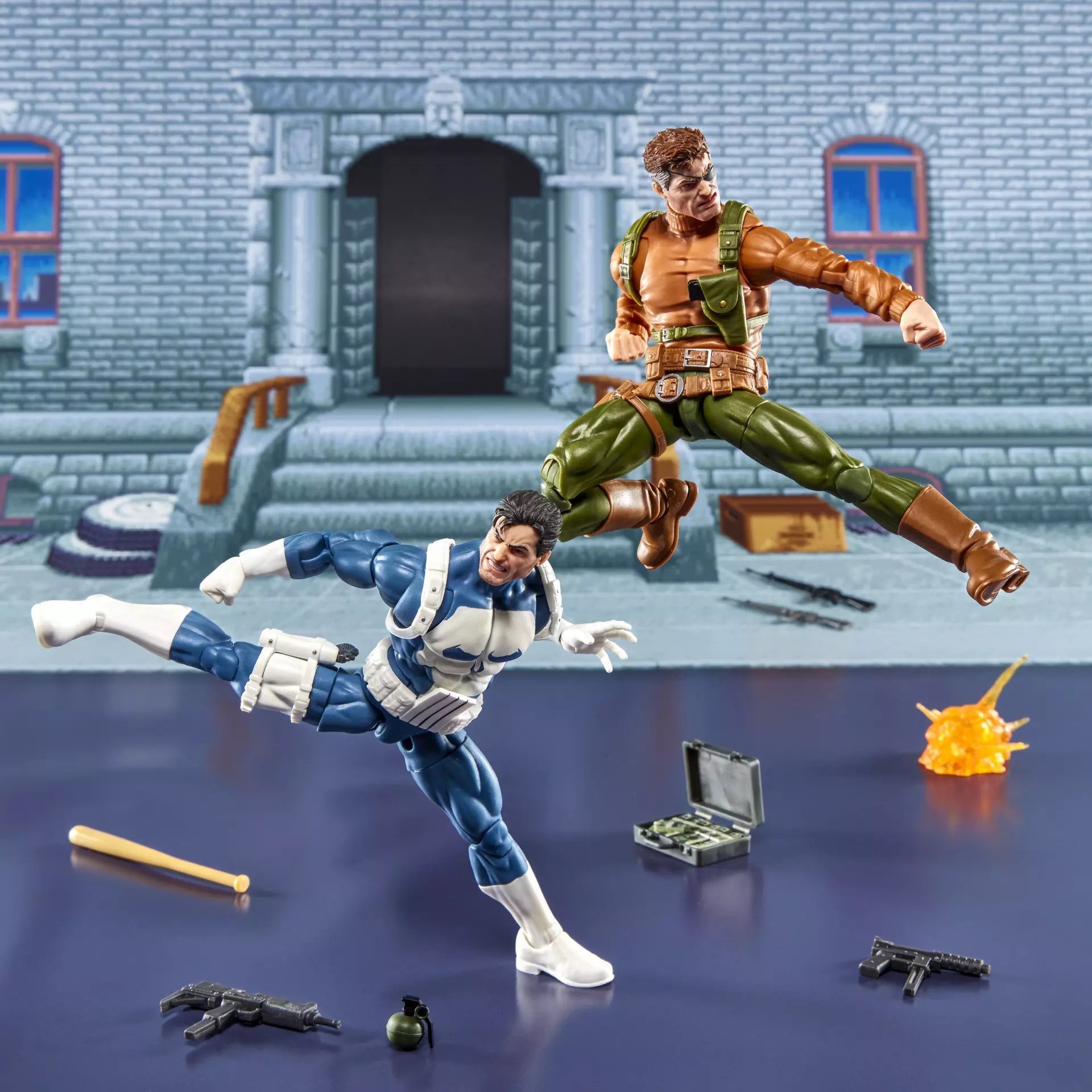 Marvel Legends Punisher and Nick Fury (Gamerverse)