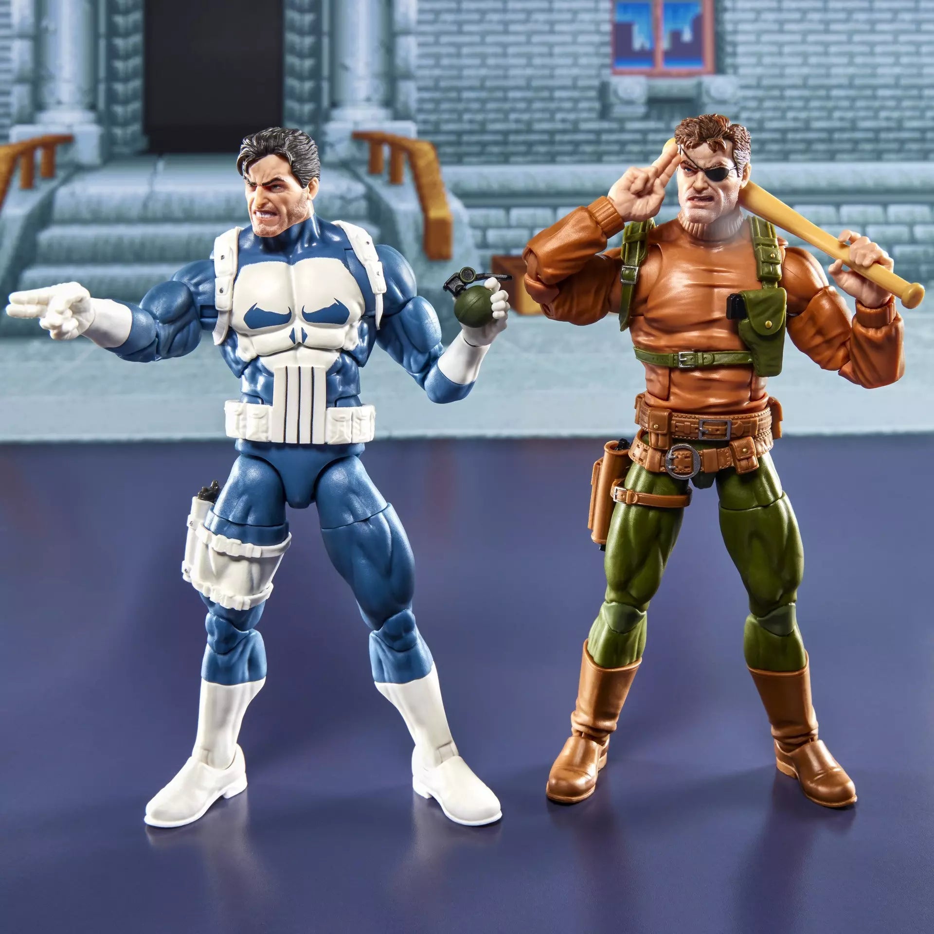 Marvel Legends Punisher and Nick Fury (Gamerverse)