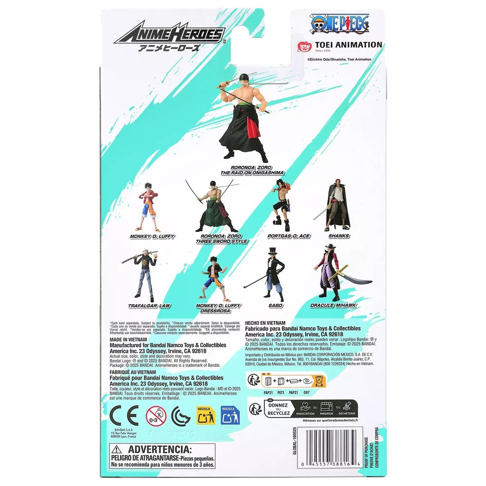 Anime Heroes One Piece Roronoa Zoro (The Raid on Onigashima)