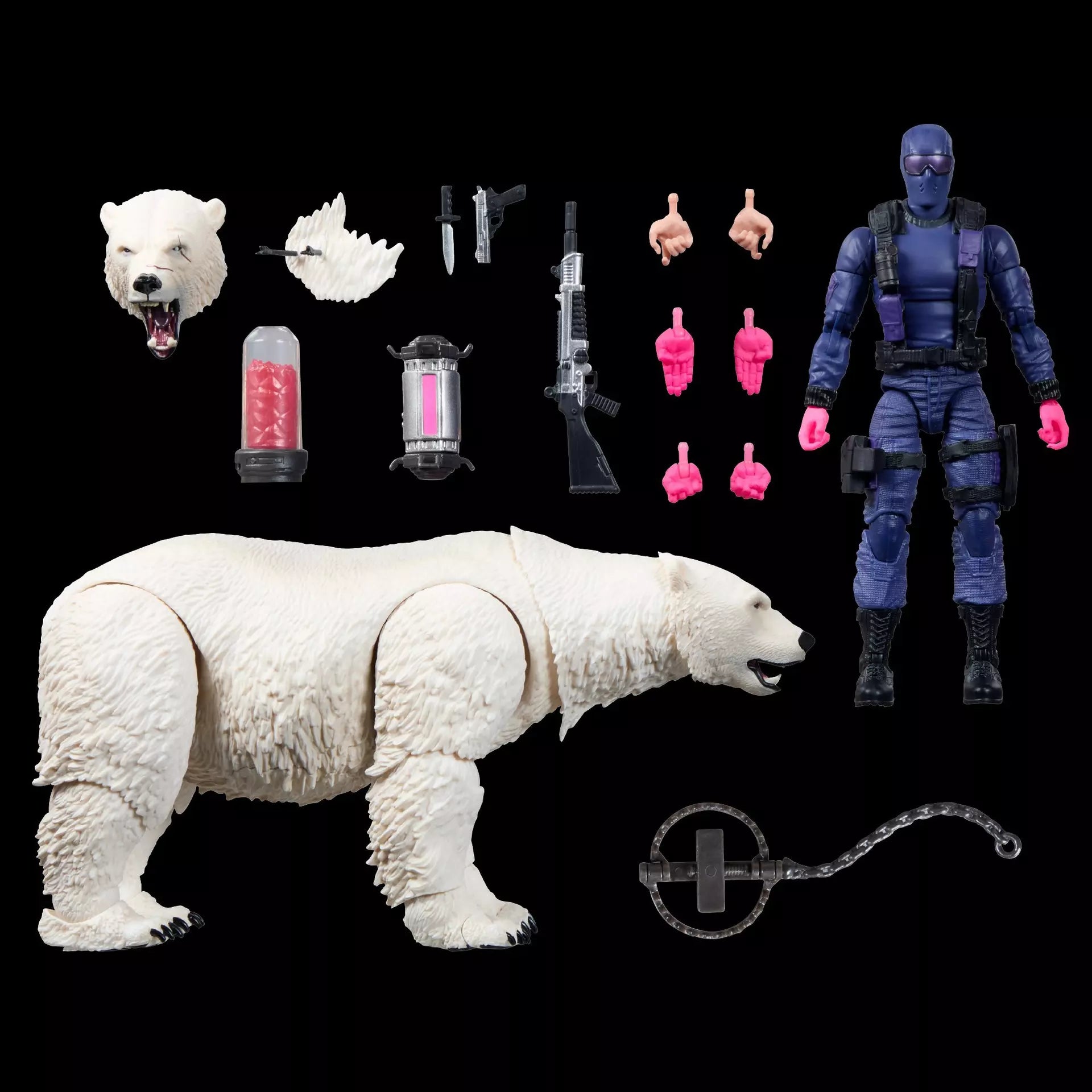 GI Joe Classified Series Snake Eyes and Polar Bear