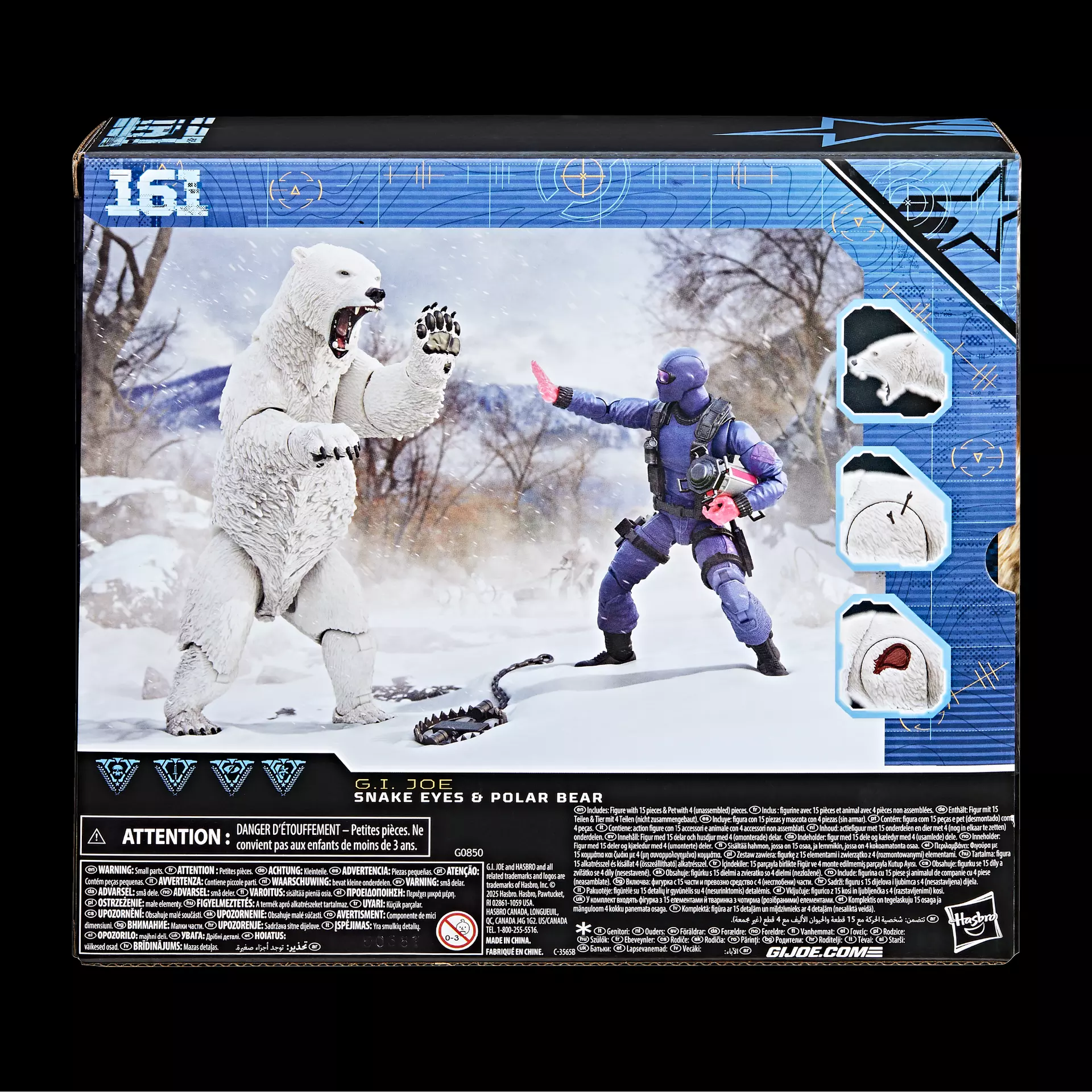 GI Joe Classified Series Snake Eyes and Polar Bear