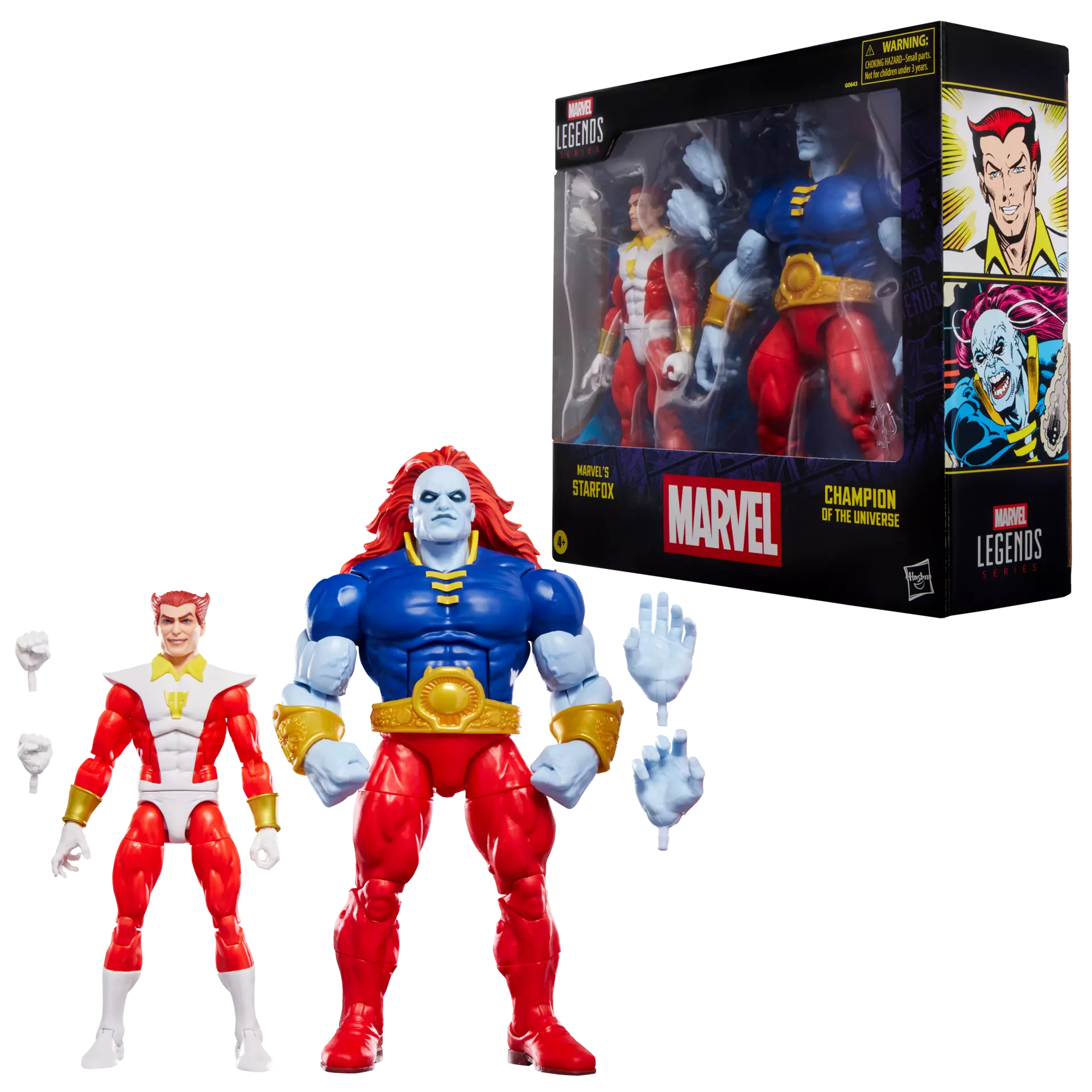 Marvel Legends Starfox and Champion of the Universe