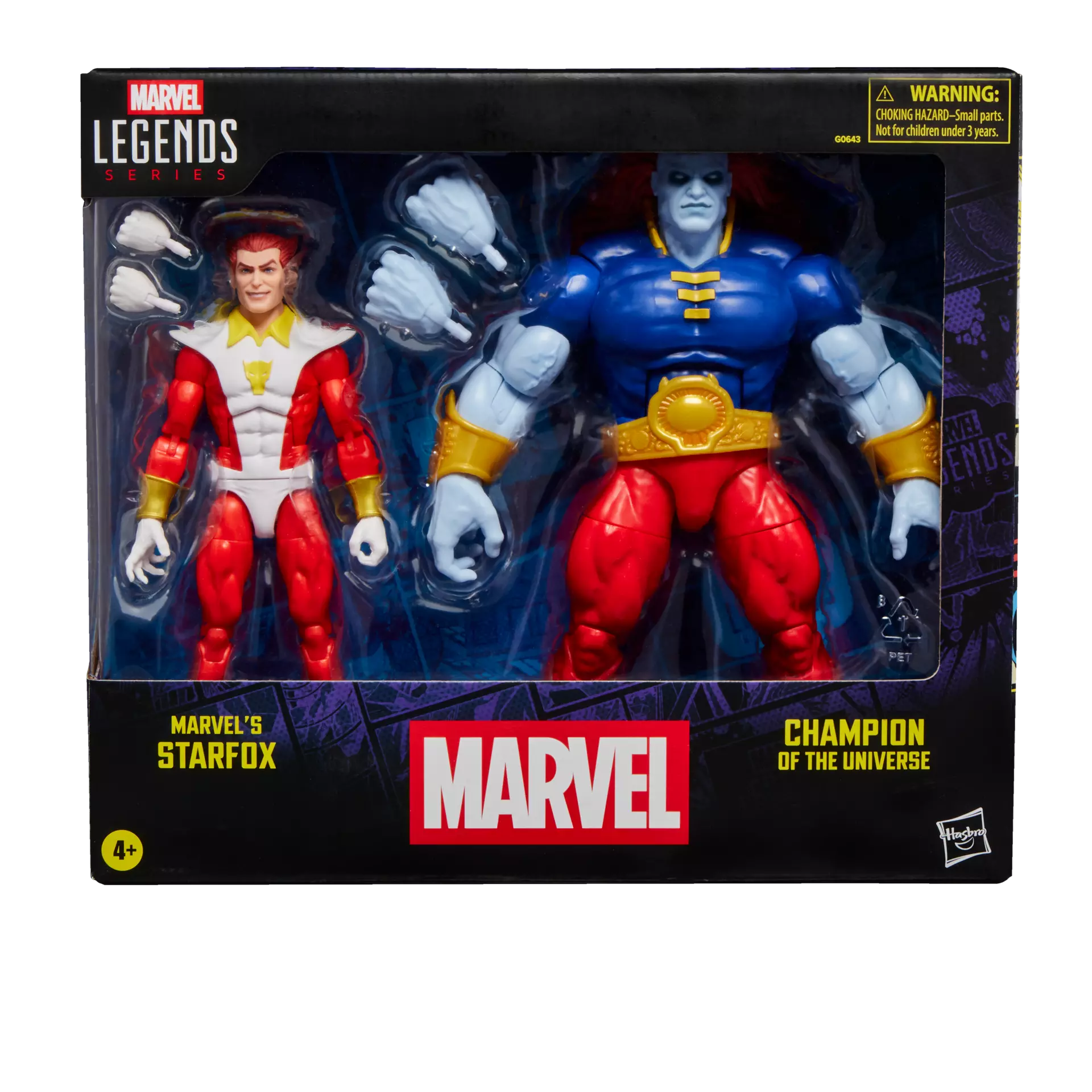 Marvel Legends Starfox and Champion of the Universe