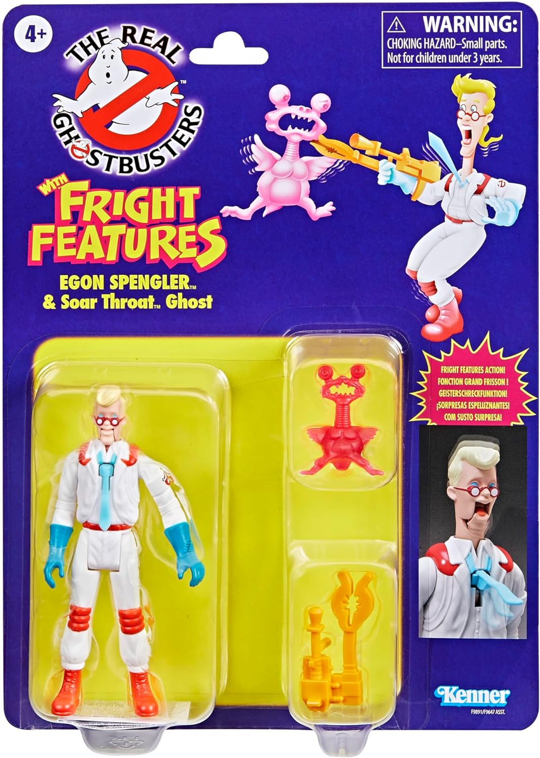 The Real Ghostbusters Egon Spengler & Soar Throat Ghost (Fright Features)