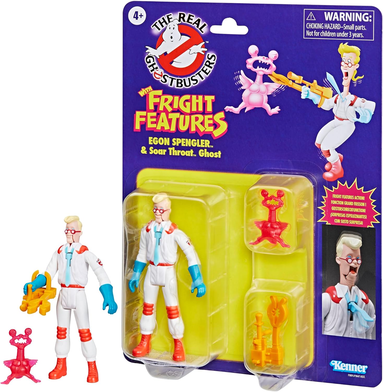 The Real Ghostbusters Egon Spengler & Soar Throat Ghost (Fright Features)