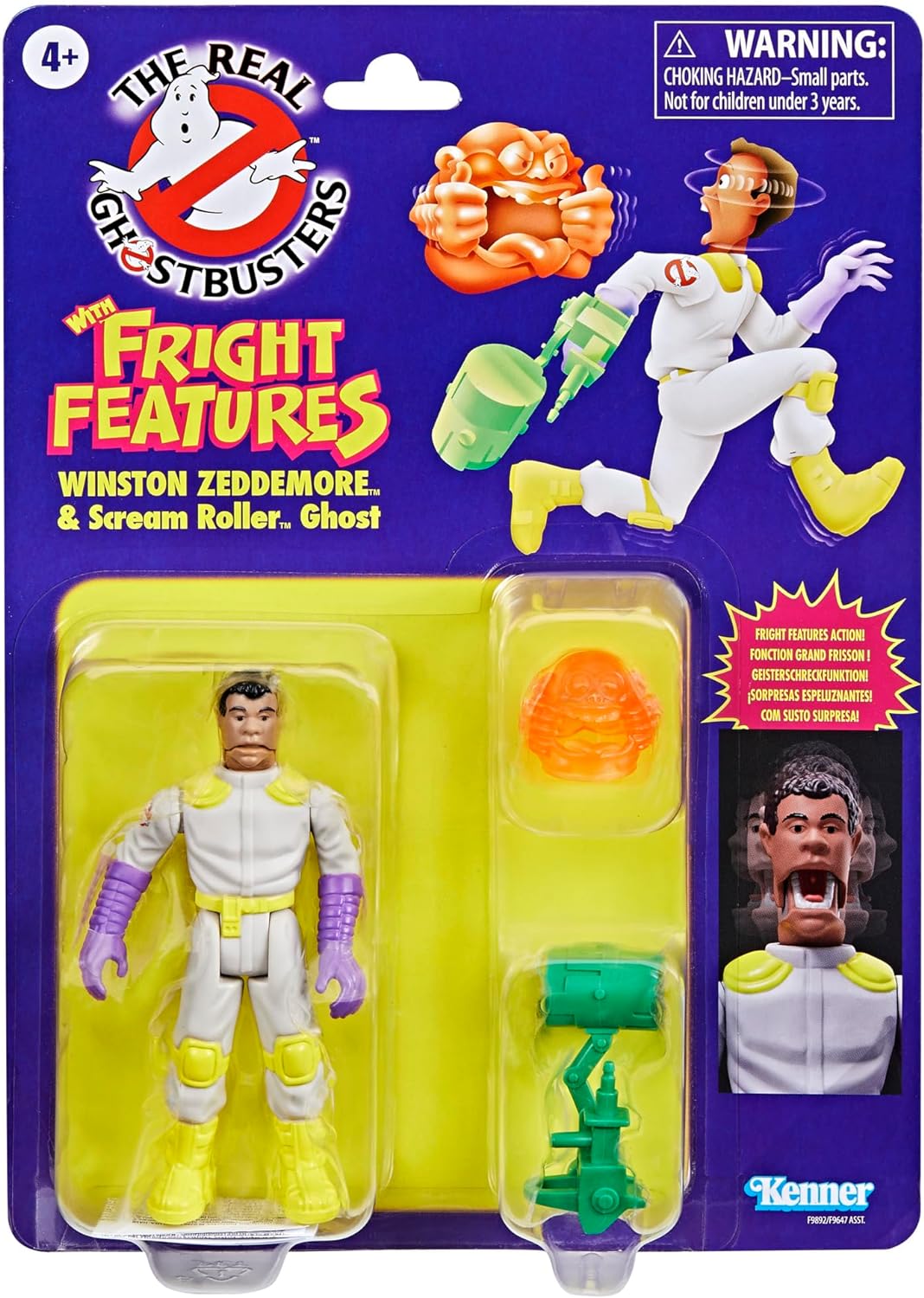 The Real Ghostbusters Winston Zeddemore & Scream Roller Ghost (Fright Features)
