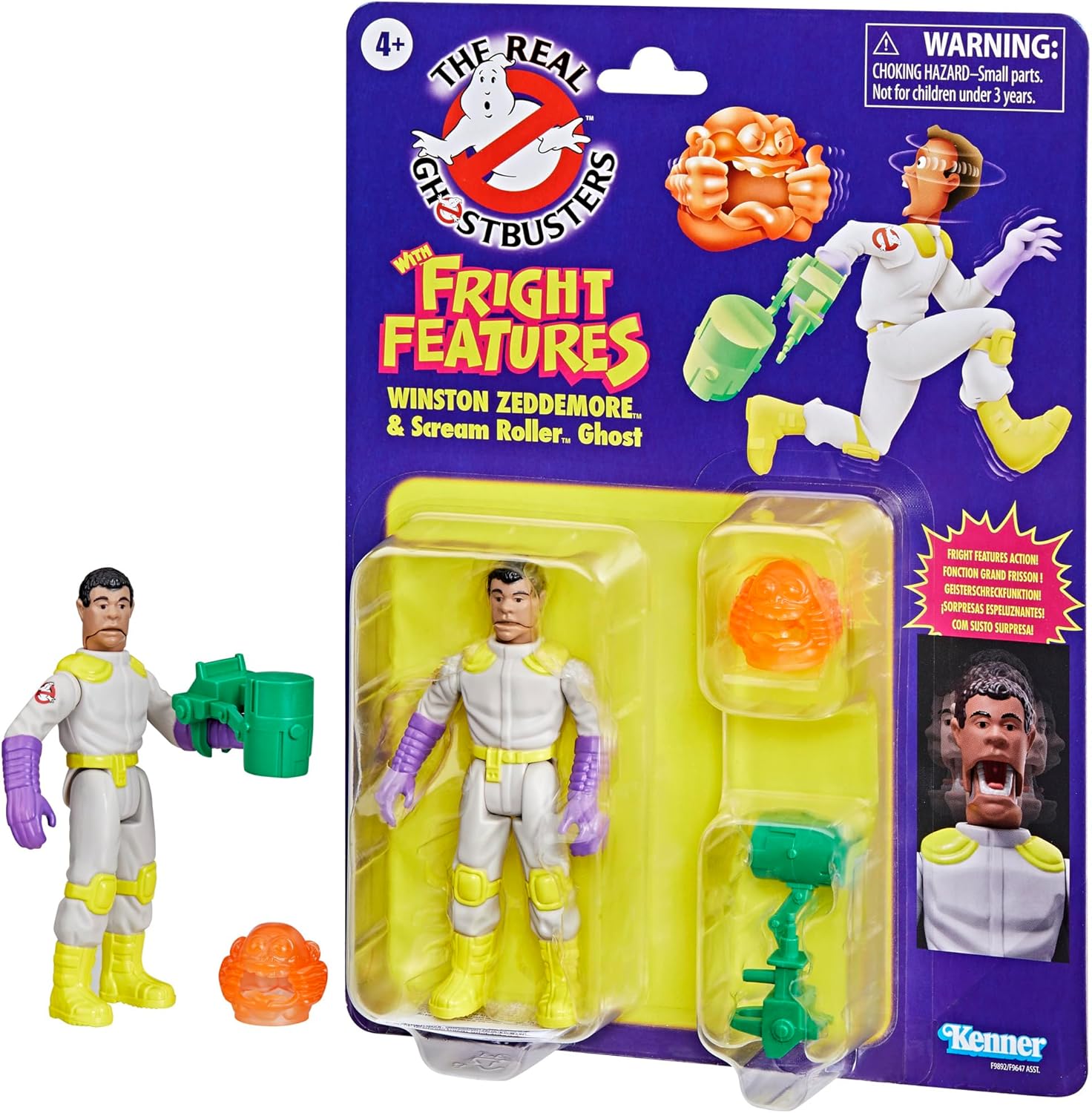 The Real Ghostbusters Winston Zeddemore & Scream Roller Ghost (Fright Features)