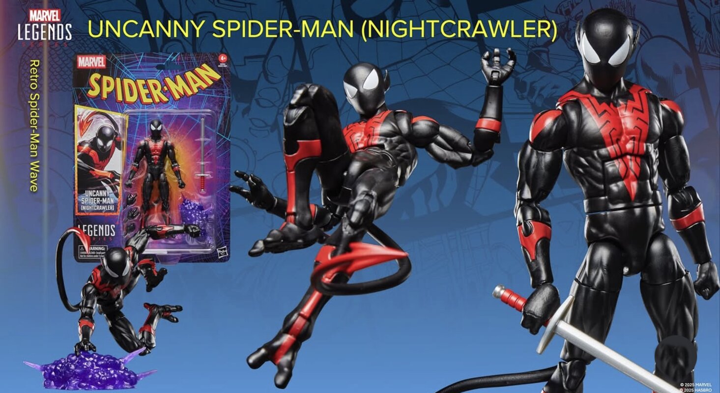 Marvel Legends Uncanny Spider-Man (Nightcrawler)