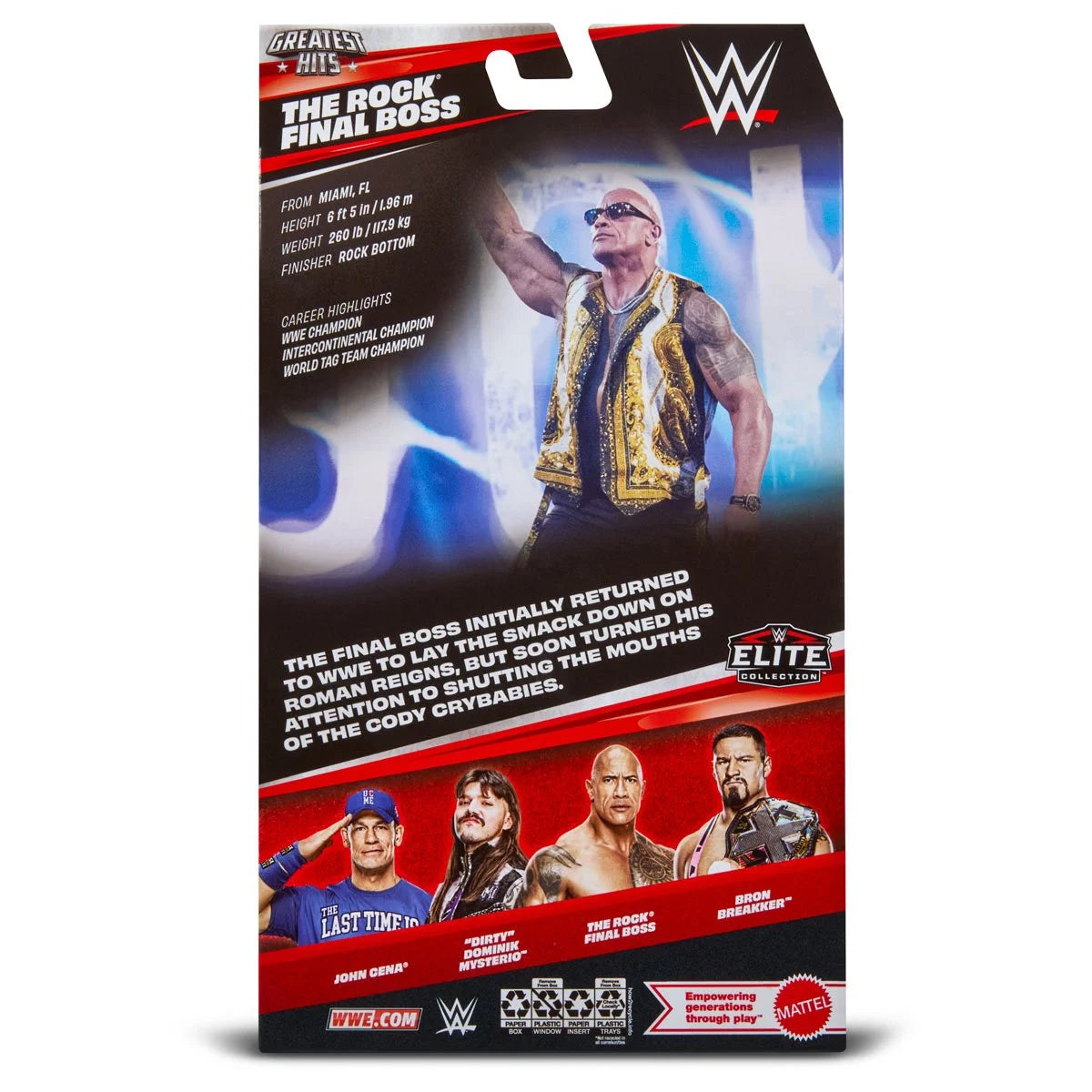 WWE Elite Collection Greatest Hits 2026 The Rock (Final Boss)