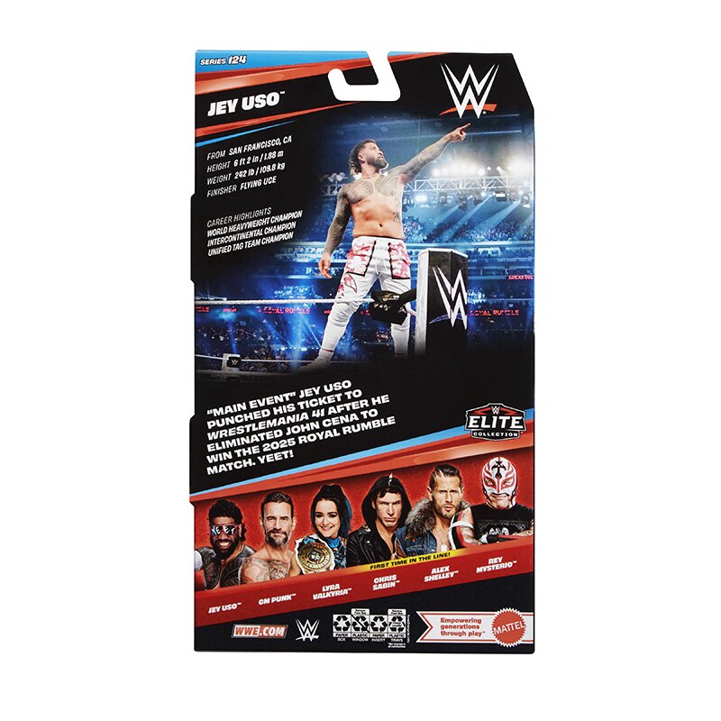WWE Elite Collection Jey Uso (Series 124)