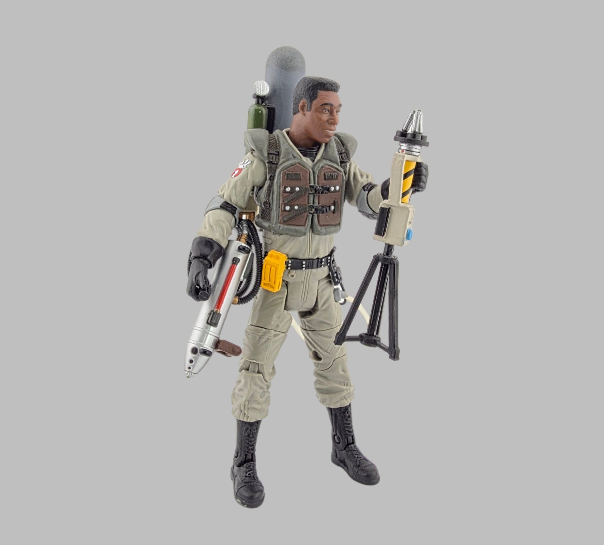 Mattel Ghostbusters Winston Zeddemore (with Slime Blower and Tripod Trap)